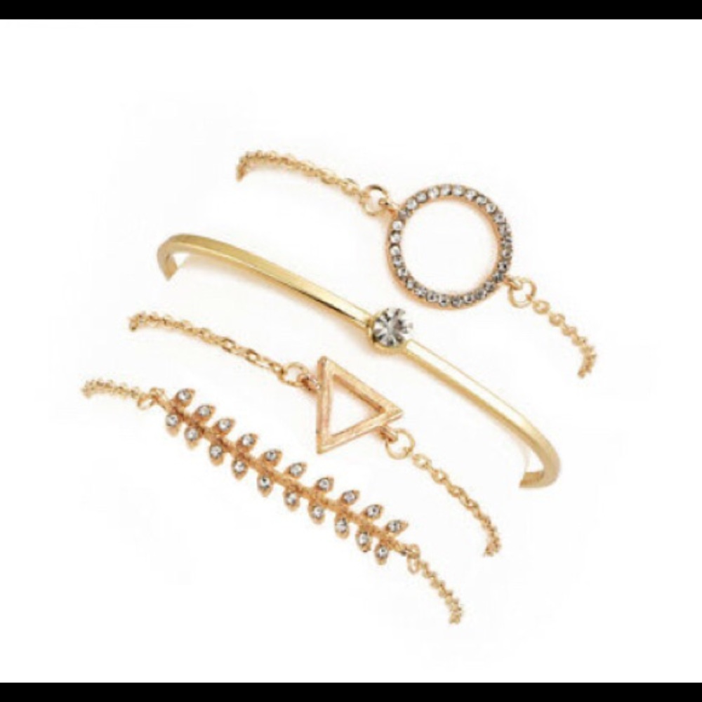 Grazia 4-Layer Bracelet Set - Picture 2 of 6